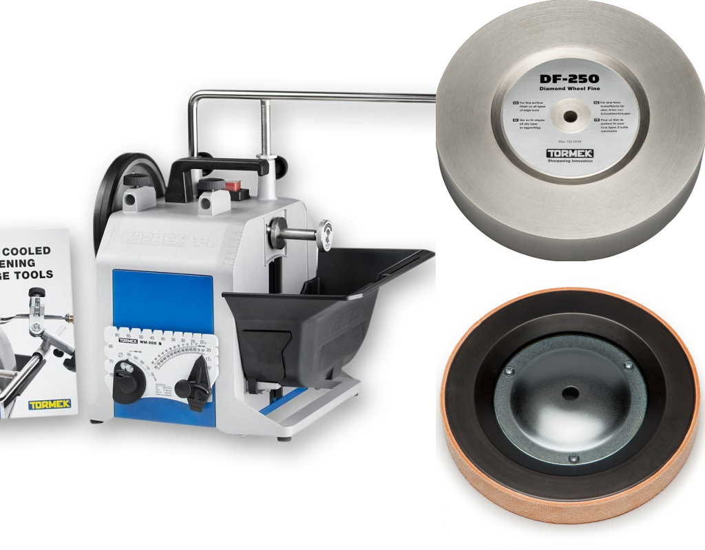 TORMEK T-8 Custom DFLA -10" Water Cooled Sharpening System with DF-250 Custom and LA-220 Leather Honing Wheel - เครื่องมือลับคมแบบหล่อเย็นด้วยน้ำรุ่น T-8 Custom พร้อมหินลับเพชร และล้อหนังขัดเงาและลบเกษร (สินค้าสั่งซื้อล่วงหน้า Pre Order)