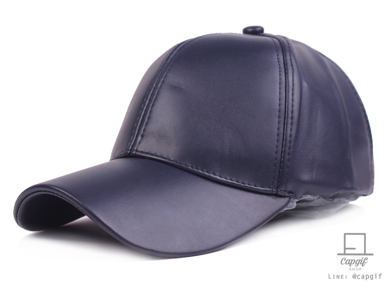 หมวกแก๊ปหนังPU หมวกแก๊ปทรงสวย