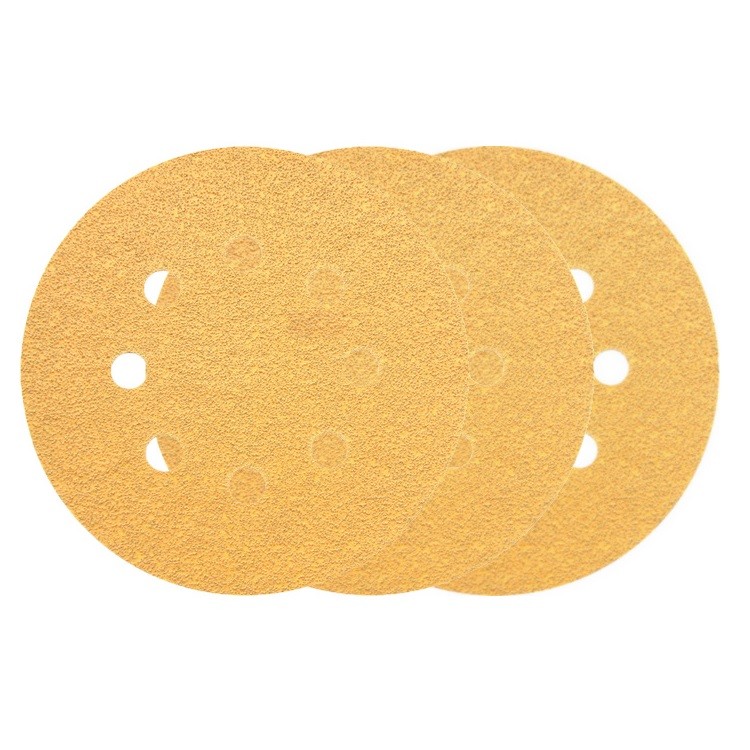 BOSCH C470 125mm Random Orbit Sanding Sheets- Best for Wood and Paint- กระดาษทรายกลมบ็อช 5 นิ้ว 8 รู (Made in Switzerland)
