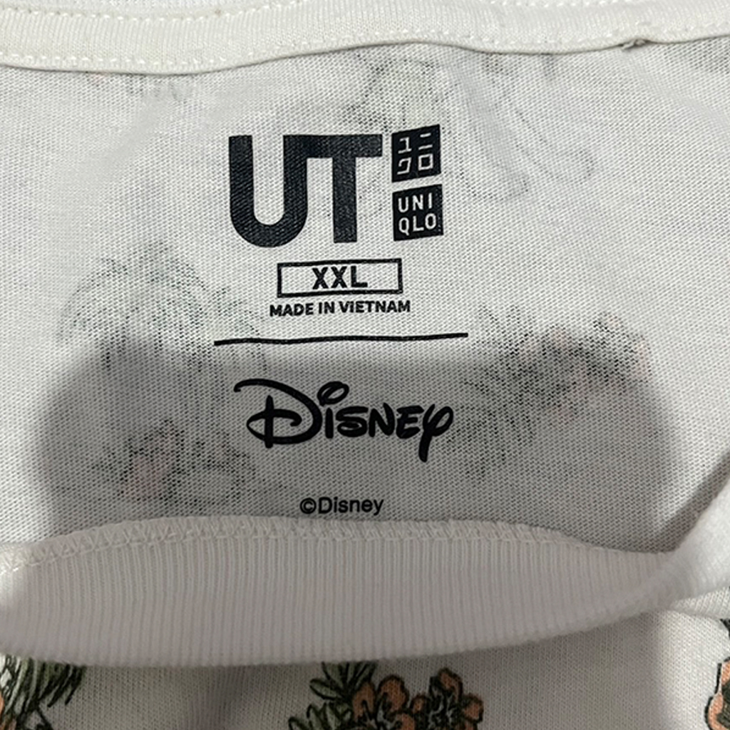 เสื้อยืดวินเทจมือสอง Vintage T-Shirt เสื้อยืดมิกกี้เมาส์ วินเทจ Mickey Mouse งานป้าย Uniqlo