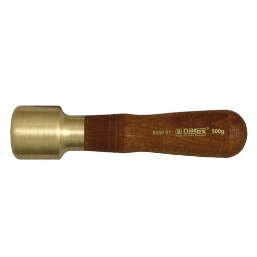 NAREX 825001 Brass Carving Mallet, 500g - ค้อนงานไม้ห้วทองเหลือง 500 กรัม (Made in Czech Republic)