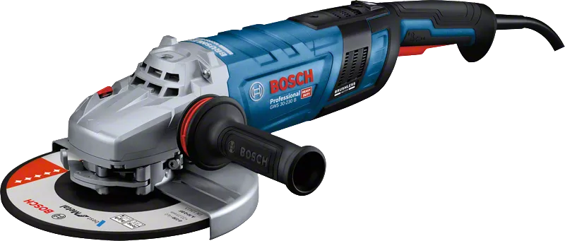 BOSCH GWS 30-230 B 230mm (9-inch) Angle Grinder - ลูกหมูขนาด 230มม (9 นิ้ว) เครื่องเจียรไฟฟ้าทรงพลัง 2,800 วัตต์ รุ่น GWS 30-230 - 06018G1000