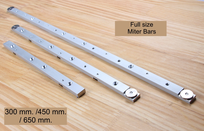 Wnew Aluminum Miter Bars แท่งอลูมิเนียมสไลด์สำหรับร่อง Miter ใช้ทำจิ๊ก หรือ Sled