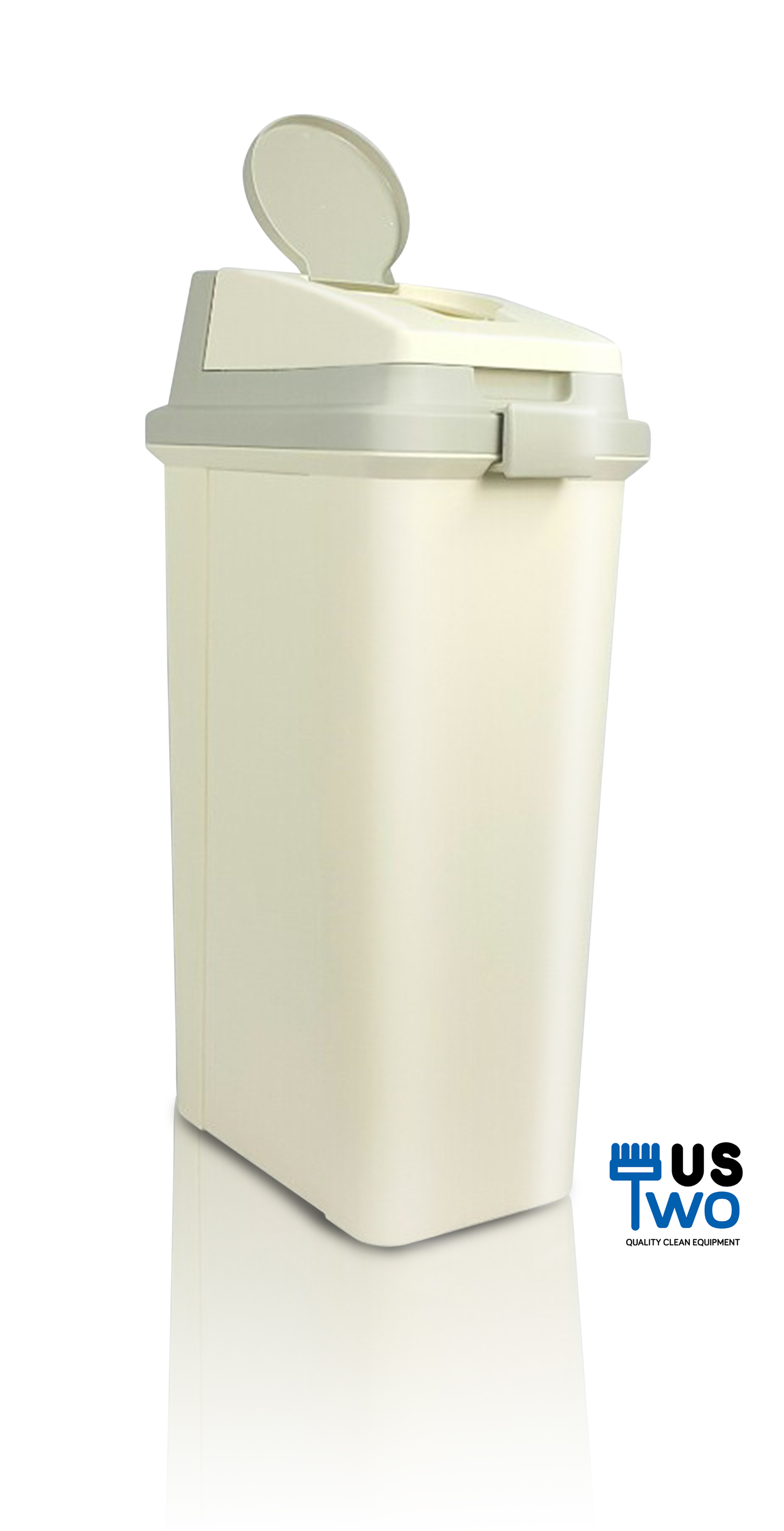 ถังขยะทรงเหลี่ยม ฝา 2 ชั้น ขนาด 45 ลิตร