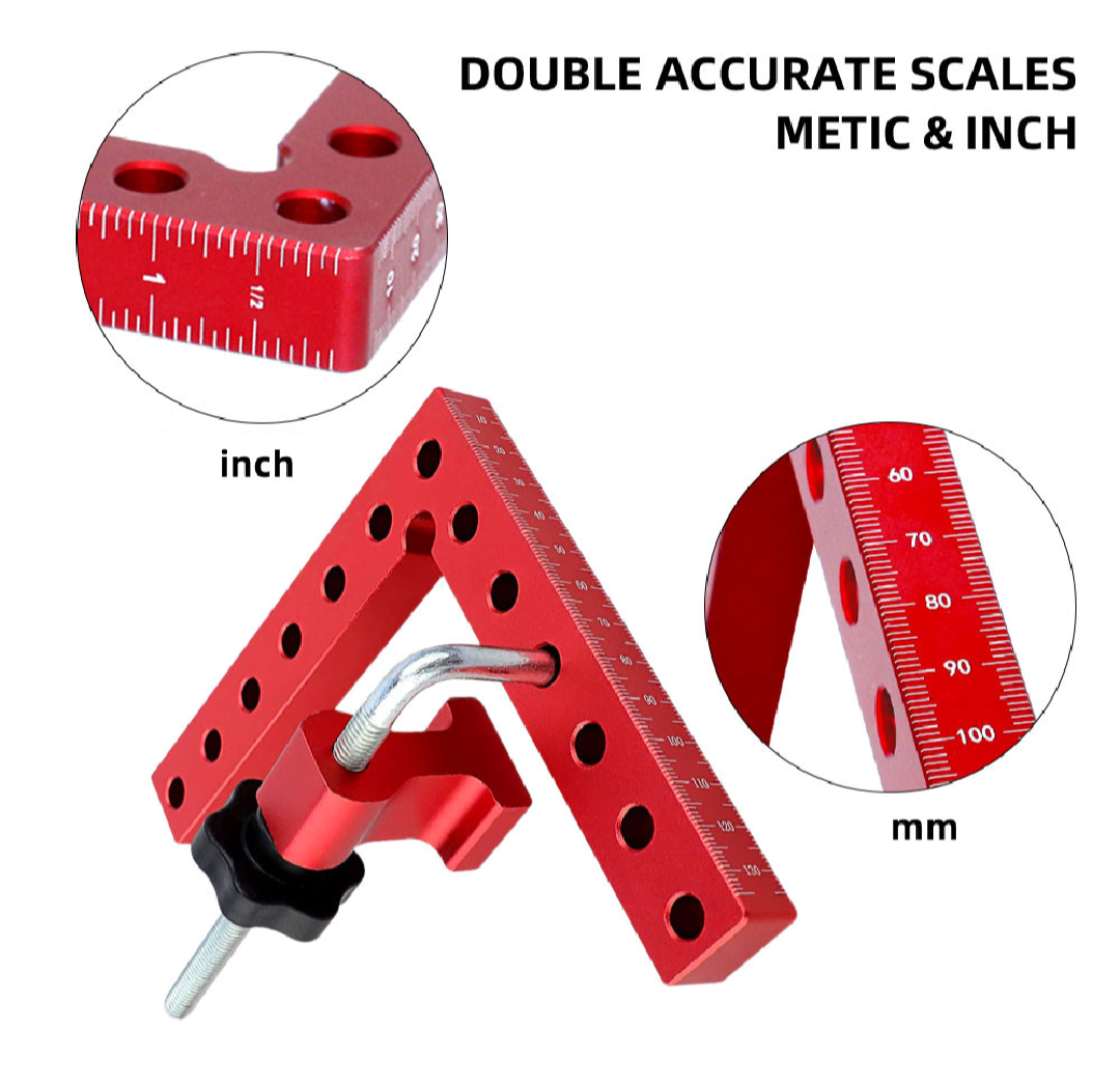 SIT TOOL SIT-RC0xxx - Aluminum Clamping Square, 100mm, 120mm, 140mm and 160mm - แคล้มป์ยึดไม้มุมฉากสำหรับงานไม้ชนาด 100มม. 120มม. 140มม. และ 160มม
