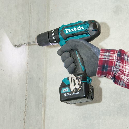 MAKITA HP331DWYE – 10mm (3/8″) Cordless Hammer Driver Drill 12Vmax Kit with 2x1.5Ah Batteries and Charger- ชุดสว่านไขควงกระแทกไร้สาย 12V Max มากีต้า รุ่น HP331DWYE พร้อมแบตเตอรี่ 1.5Ah x 2 ก้อน และแท่นชาร์จ