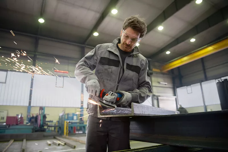 BOSCH GWS 17-125 S 5-inch Angle Grinder - เครื่องเจียรไฟฟ้า 5 นิ้ว กันสะบัด บ๊อช รุ่น GWS 17-125 S - 06017D0300