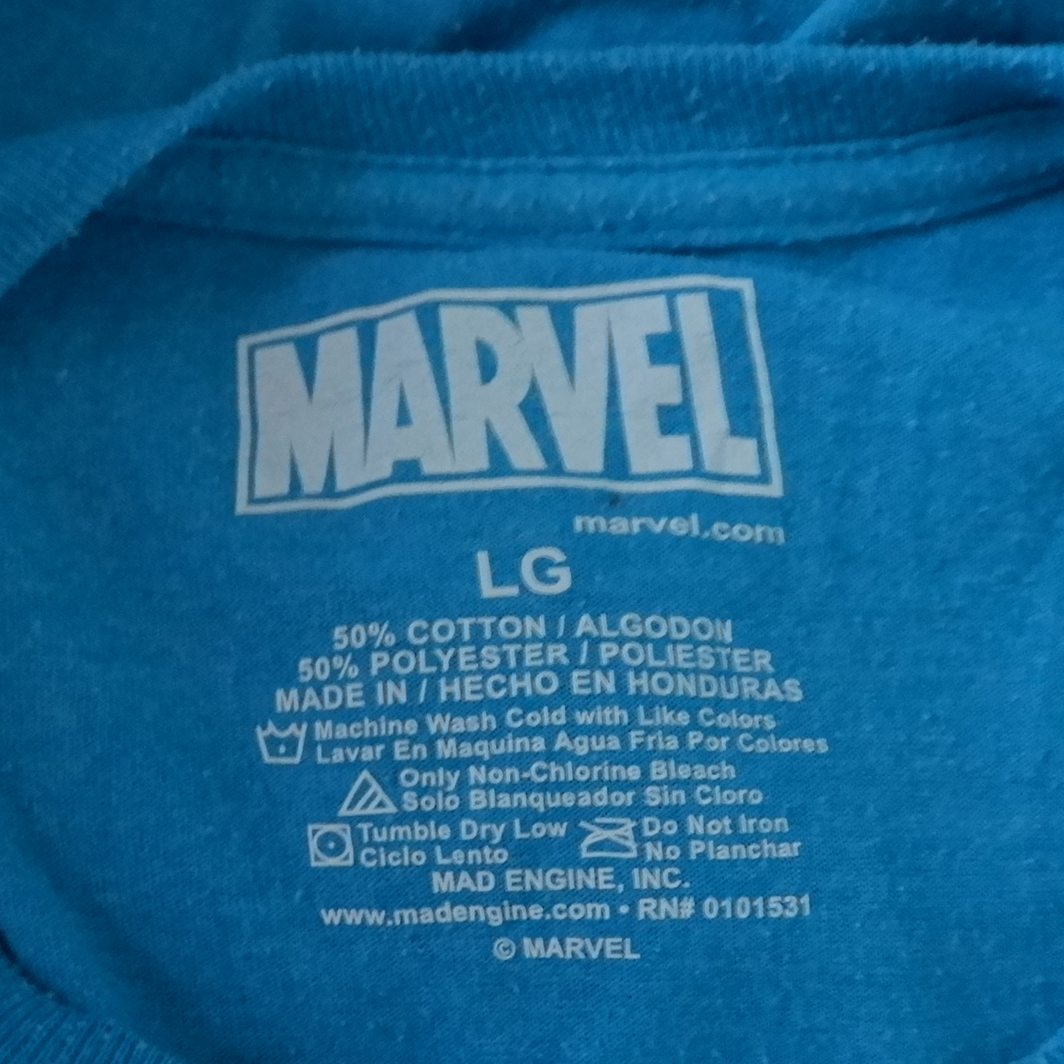 เสื้อยืดวินเทจมือสอง Vintage T-Shirt ลายการ์ตูน X-men เนื้อผ้า50/50 งานป้าย Mavel