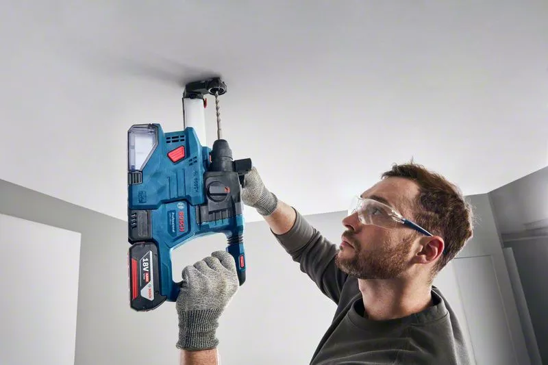 BOSCH GBH 187-LI Cordless Brushless Rotary Hammer Drill - สว่านโรตารี่กระแทกไร้สาย มอเตอร์ไร้แปรงถ่าน SDS-plus Li-Ion 18V รุ่น GBH 187-Li