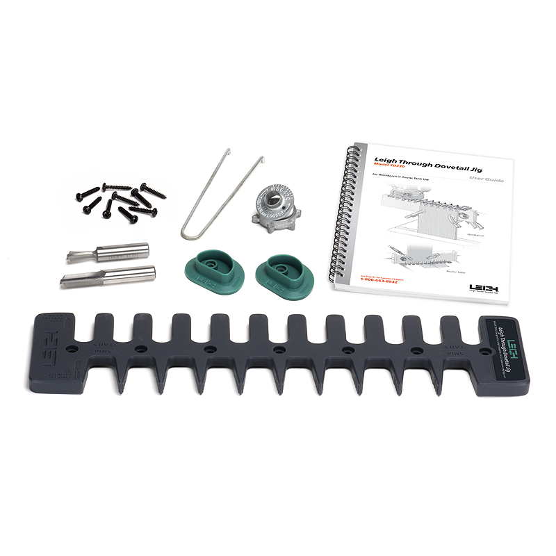 LEIGH TD330 Through Dovetail Jig (without Guide Bushing Adapter) - จิ๊กทำเดือยหางเหยี่ยวแบบทะลุบนโต๊ะงานไม้ หรือโต๊ะเร้าเตอร์ (รุ่นไม่มี Guide Bushing Adapter) Made in Canada