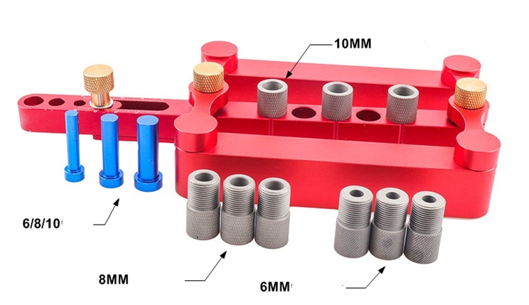 SIT Tool - 08550 Self Centering MT Dowel Jig (จิ๊กเจาะเดือยกลม แบบเจาะกึ่งกลางไม้โดยอัตโนมัติ ขนาด 6, 8 และ 10มม)