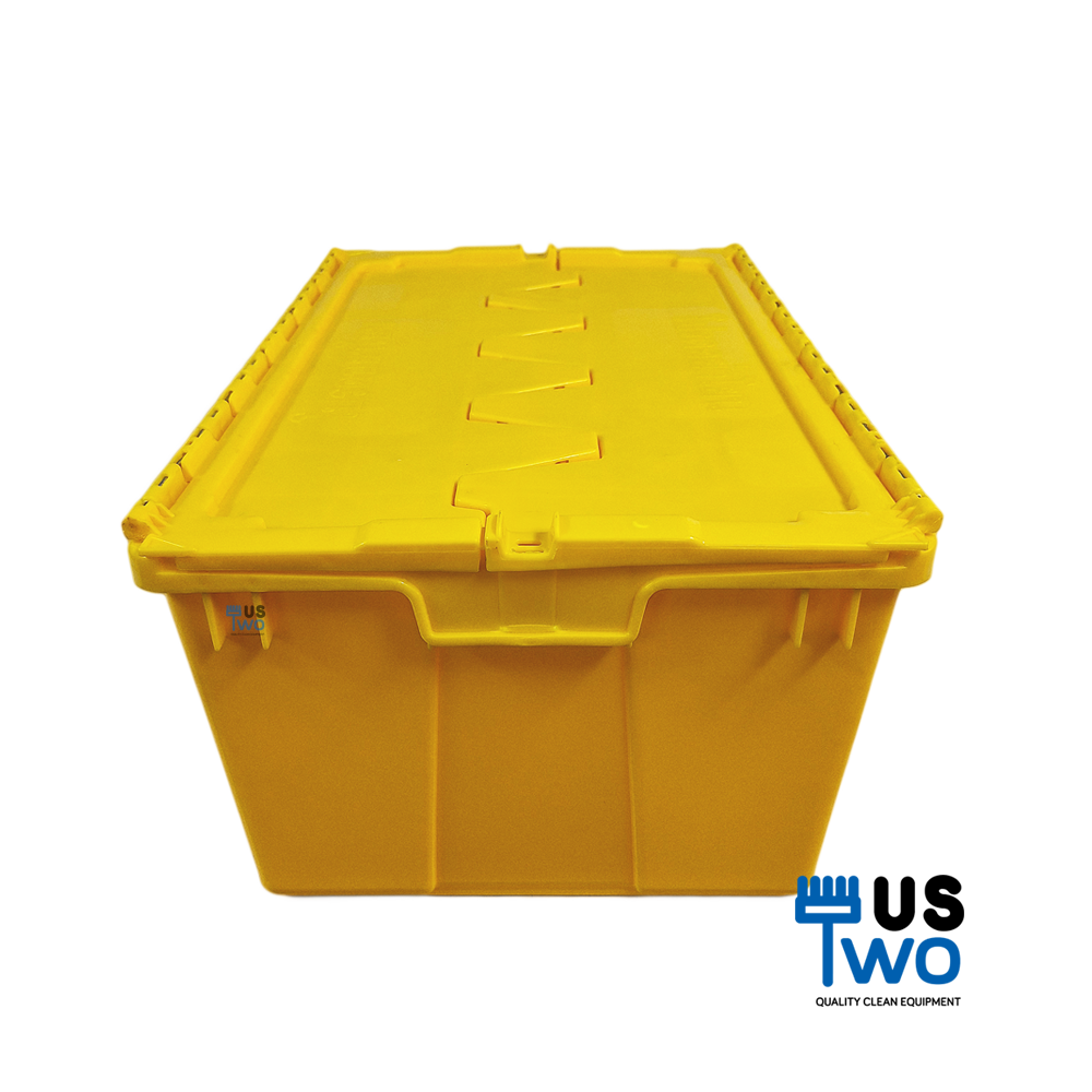 ลังพลาสติกทึบ ฝาพับคู่ 50 ลิตร