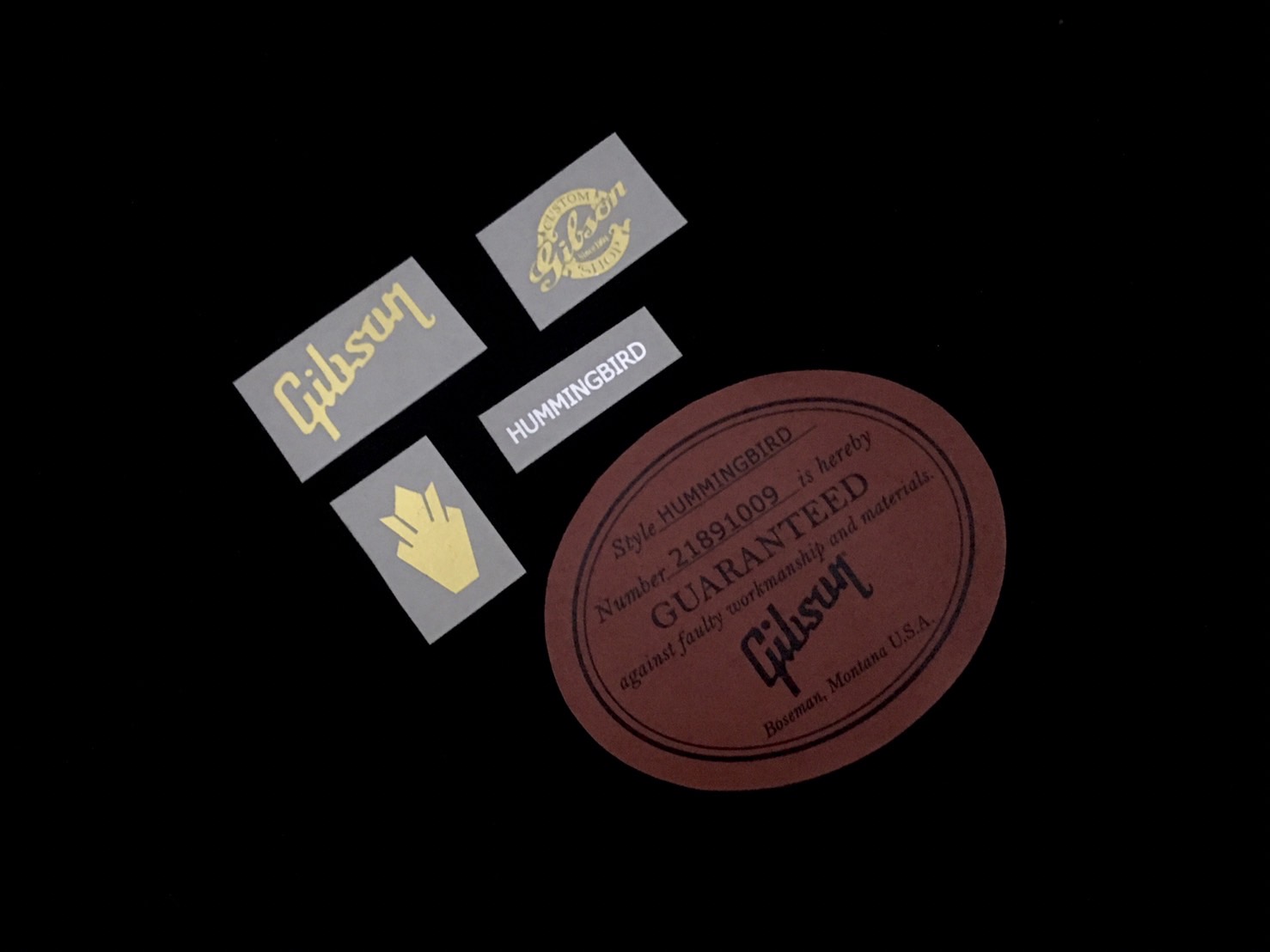 Gibson Hummingbird Acoustic [Gold Metallic]