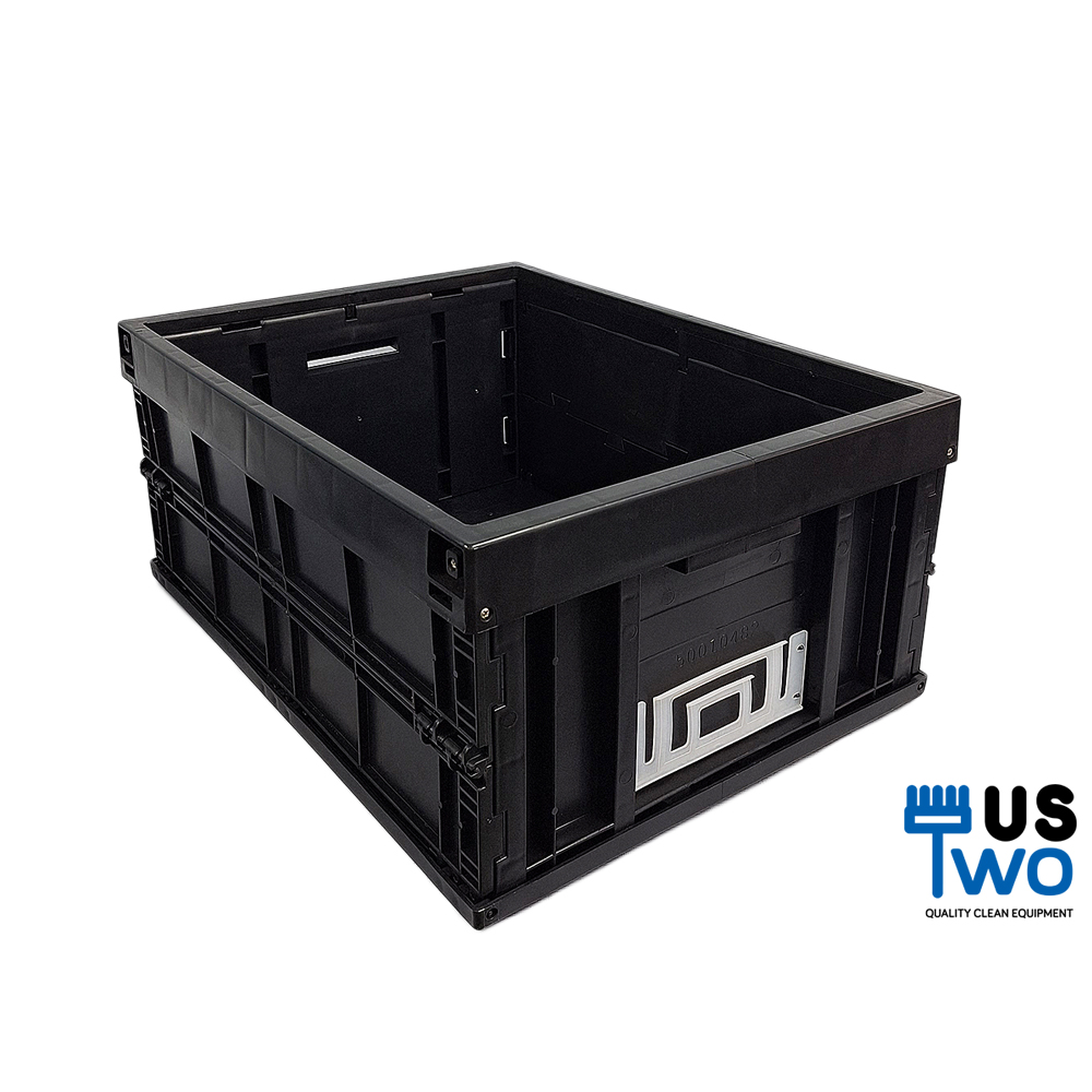 ลังพับทึบ สีดำ