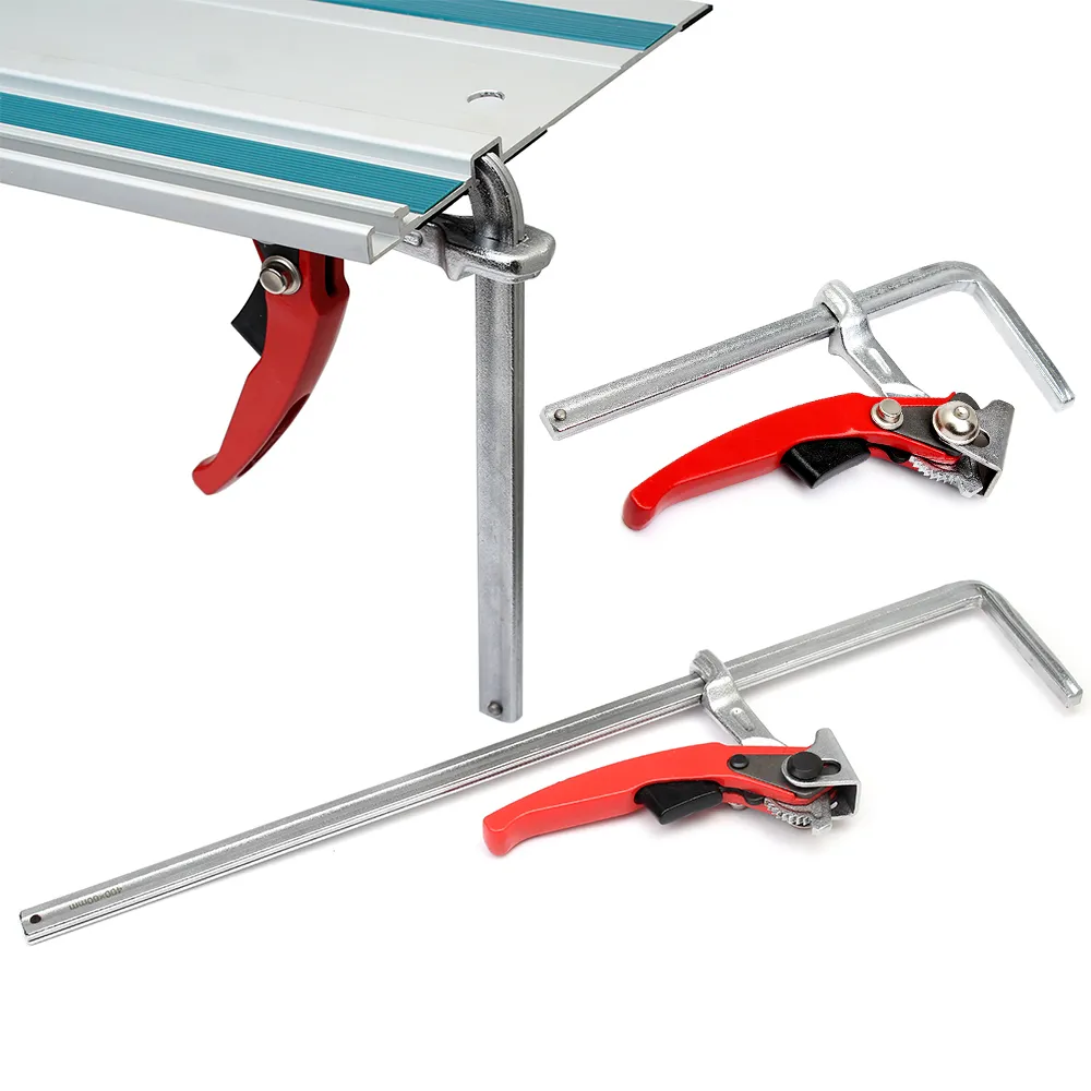 SIT TOOL SIT-199826 Ratchet Guide Rail System Fast Fix Clamps - แคล้มป์แบบล็อคและปลดเร็วสำหรับโต๊ะ Festool MFT ราง MAKITA หรือ Festool - SIT-199826