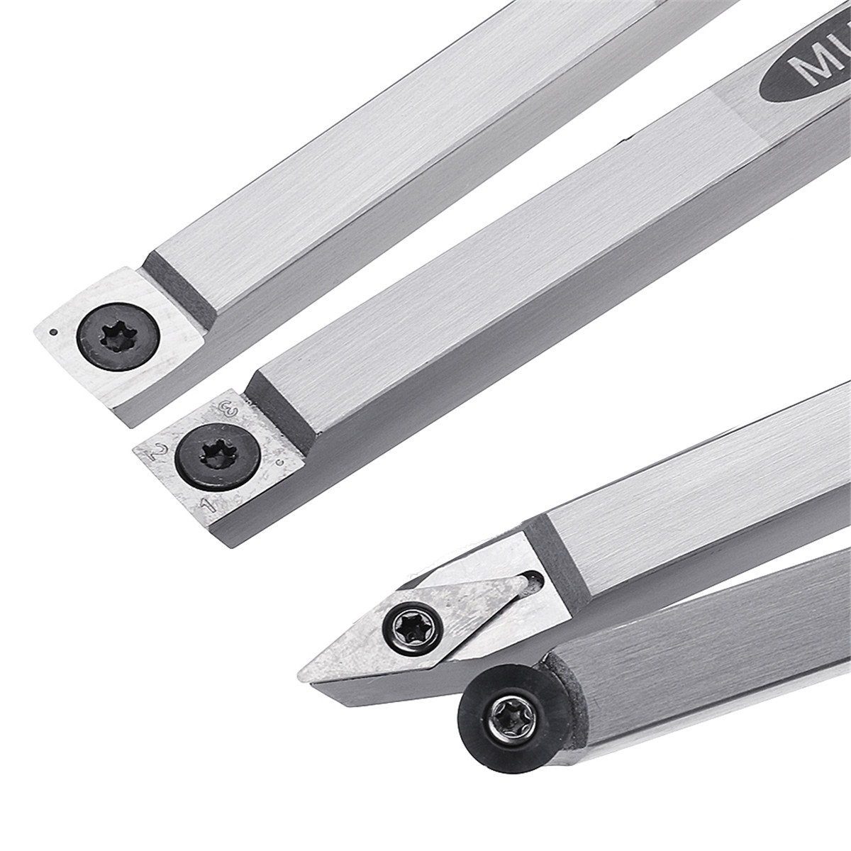 MUYI 45244 - มีดกลึงมืออาชีพปลายคาร์ไบด์ ชุด 4เล่ม (Professional Carbide Turning Tool -4 piece set)