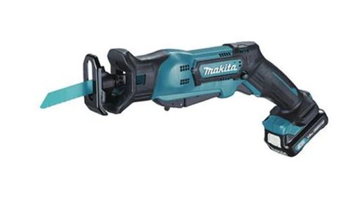 MAKITA JR103DWYE 12V Max Cordless Reciprocating Saw with 2x 1.5Ah Batteries and charger - เลื่อยชักไร้สาย มากีต้า รุ่น JR103DWYE พร้อมแบตเตอรี่ 1.5Ah x2 ก้อน และแท่นชาร์จ)