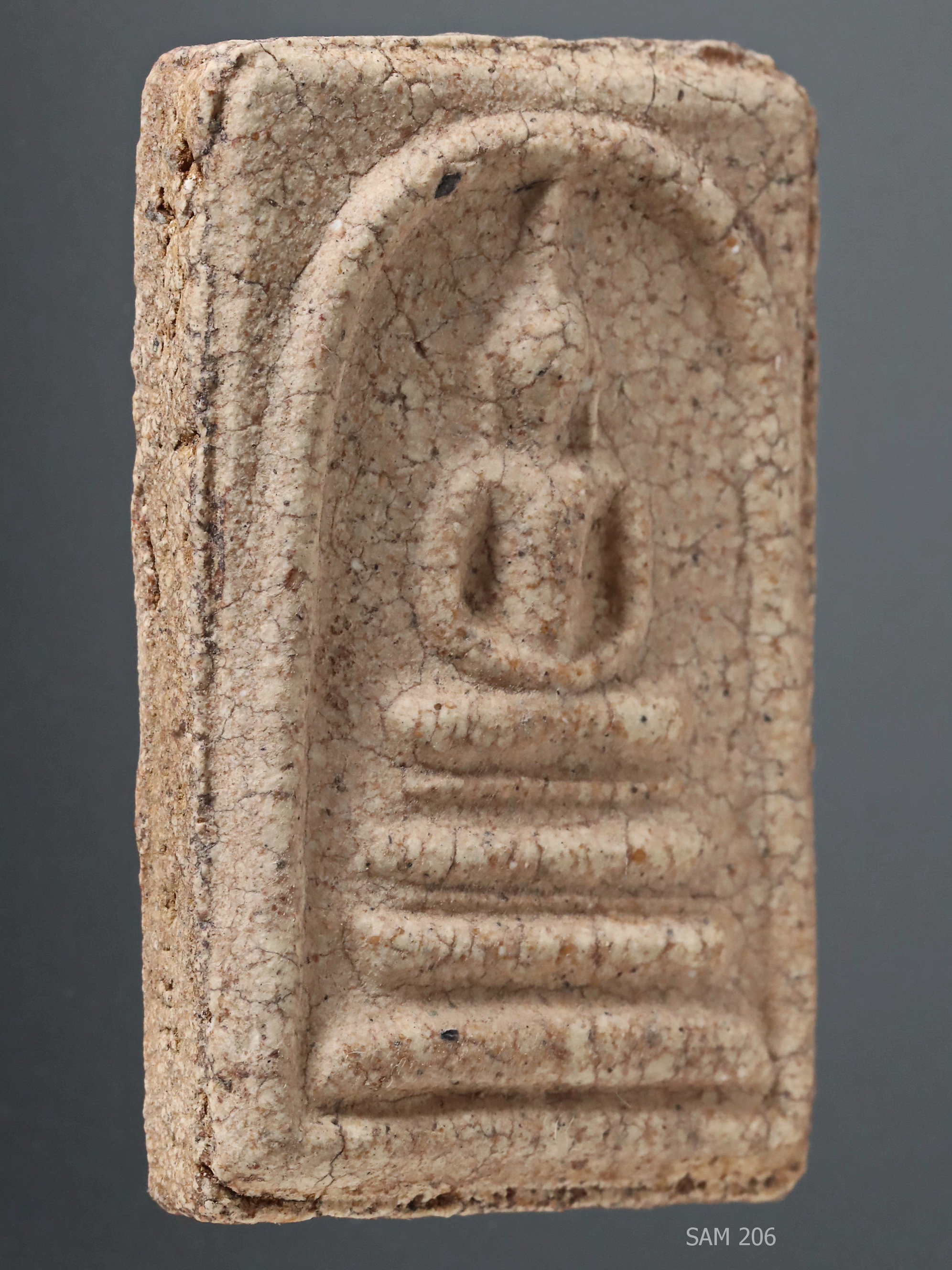 พระสมเด็จฯ กรุวัดสะตือ พิมพ์ฐานแซม SAM 206