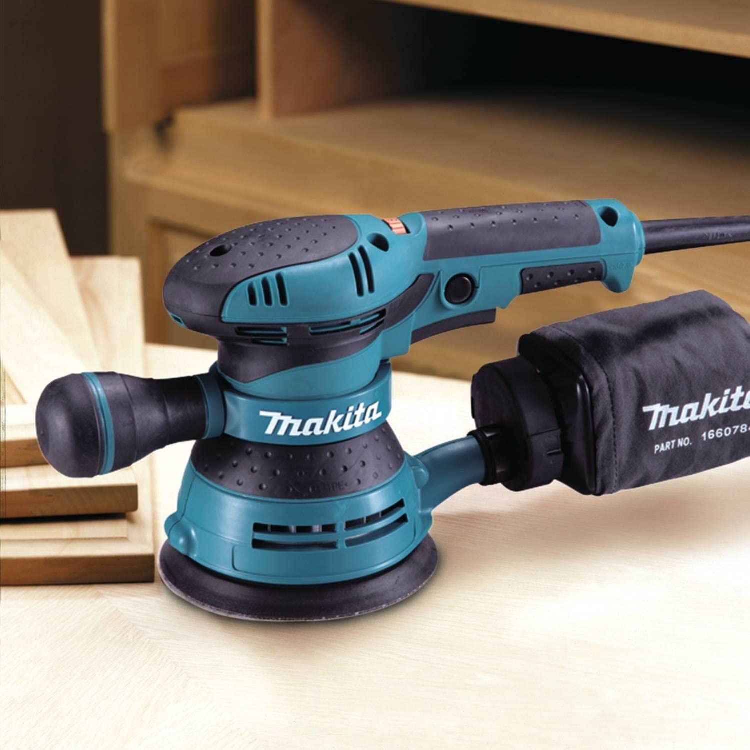 MAKITA BO5041 - 5" Random Orbit Sander, Variable Speed - เครื่องขัดกระดาษทรายกลมแบบสั่น ปรับรอบได้ MAKITA รุ่น BO5041