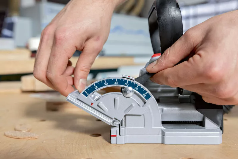 BOSCH GFF 18V-22 18v Cordless Biscuit Jointer - เครื่องเซาะร่องใส่แผ่นบิสกิตไร้สาย 18v Li-Ion บ๊อช รุ่น GFF 18V-22 (ตัวเปล่าไม่มีแบตเตอรี่ ไม่มีแท่นชาร์ท) - 0601620101 (Pre-Order)