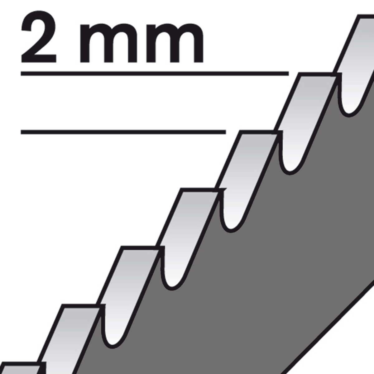 BOSCH T101A Jigsaw Blades for Acrylic - ใบเลื่อยจิ๊กซอว์ตัดอะคริลิค 2608631010