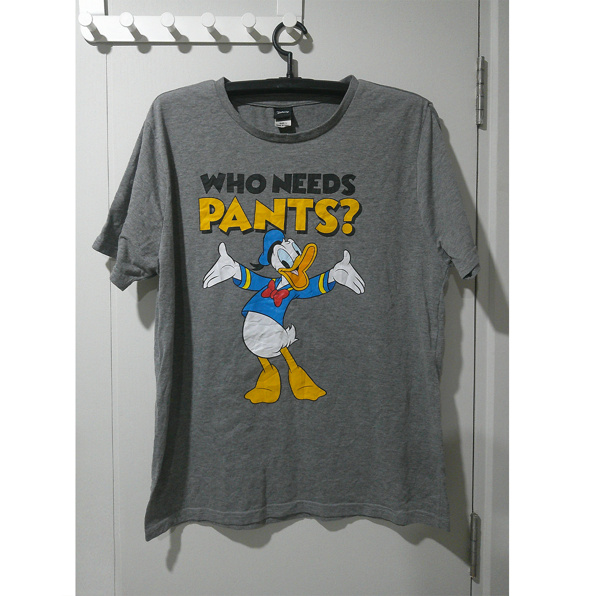 เสื้อยืดลายการ์ตูน โดนัลด์ดั๊ก Donald Duck มือสอง