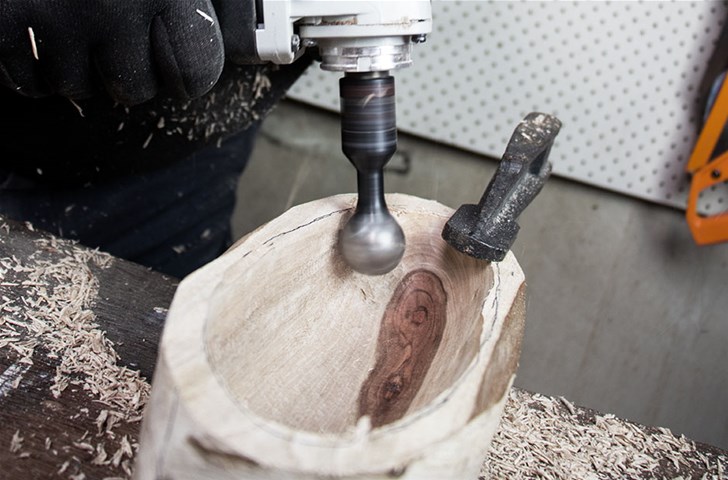 ARBORTECH B0752TXPKD Ball Gouge 30mm Spherical Shaped Milling Ball - หัวบอลขุดไม้ชนิดลับใบเองอัตโนมัติ Arbortech รุ่น B0752TXPKD (สินค้าสั่งซื้อล่วงหน้า Pre-Order)