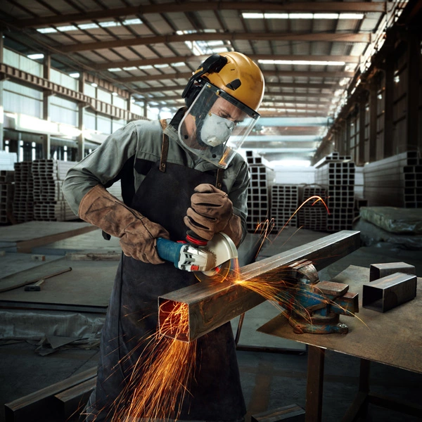 BOSCH GWS 12-125 S Angle Grinder - เครื่องเจียรไฟฟ้า หรือลูกหมูขนาด 5 นิ้ว ที่มีระบบป้องกันการดีดกลับ - 06013A60K0