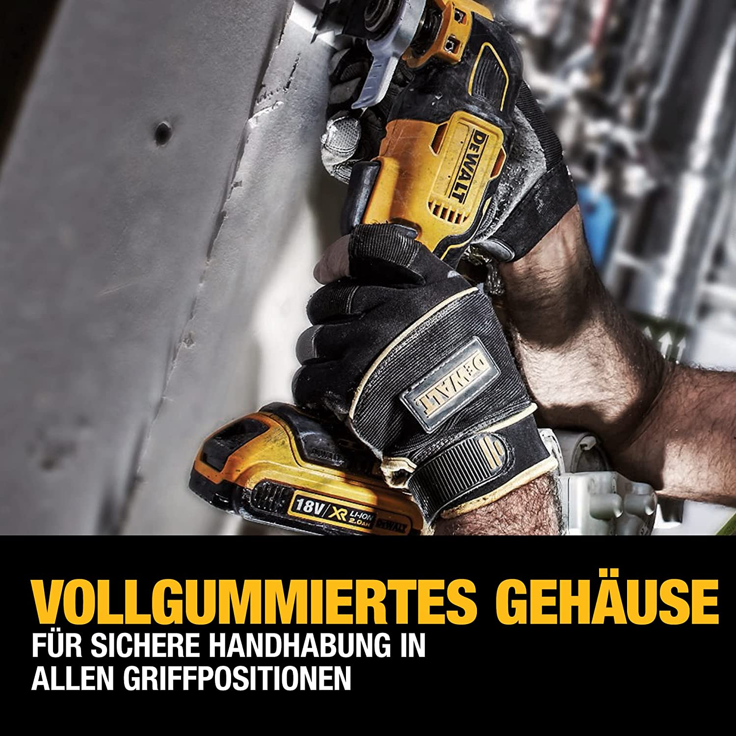 DEWALT DCS356NT-XJ Oscillating Cordless Multi-Tool Brushless 29 Pieces Accessories (Tool only, without battery and Charger) - เครื่องมืออเนกประสงค์ ใช้แบตเตอรี่ 18 โวล์ท พร้อมอุปกรณ์เสริม ดีวอล์ท รุ่น DCS356NT-XJ (ตัวเปล่า ไม่มีแบตเตอรี่ ไม่มีแท่นชาร์จ)