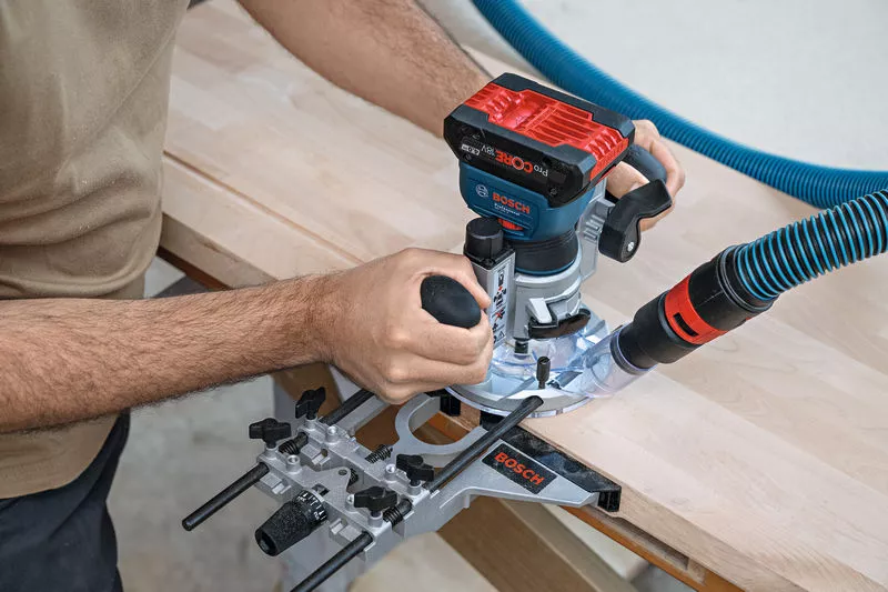 BOSCH GKF 18V-8 18v Cordless Palm Router (Tool Only- without battery and charger) -เครื่องเซาะร่องไร้สาย บ๊อช รุ่น GKF 18V-8 (ตัวเปล่า ไม่มีแบตเตอรี่ และแท่นชาร์จ)