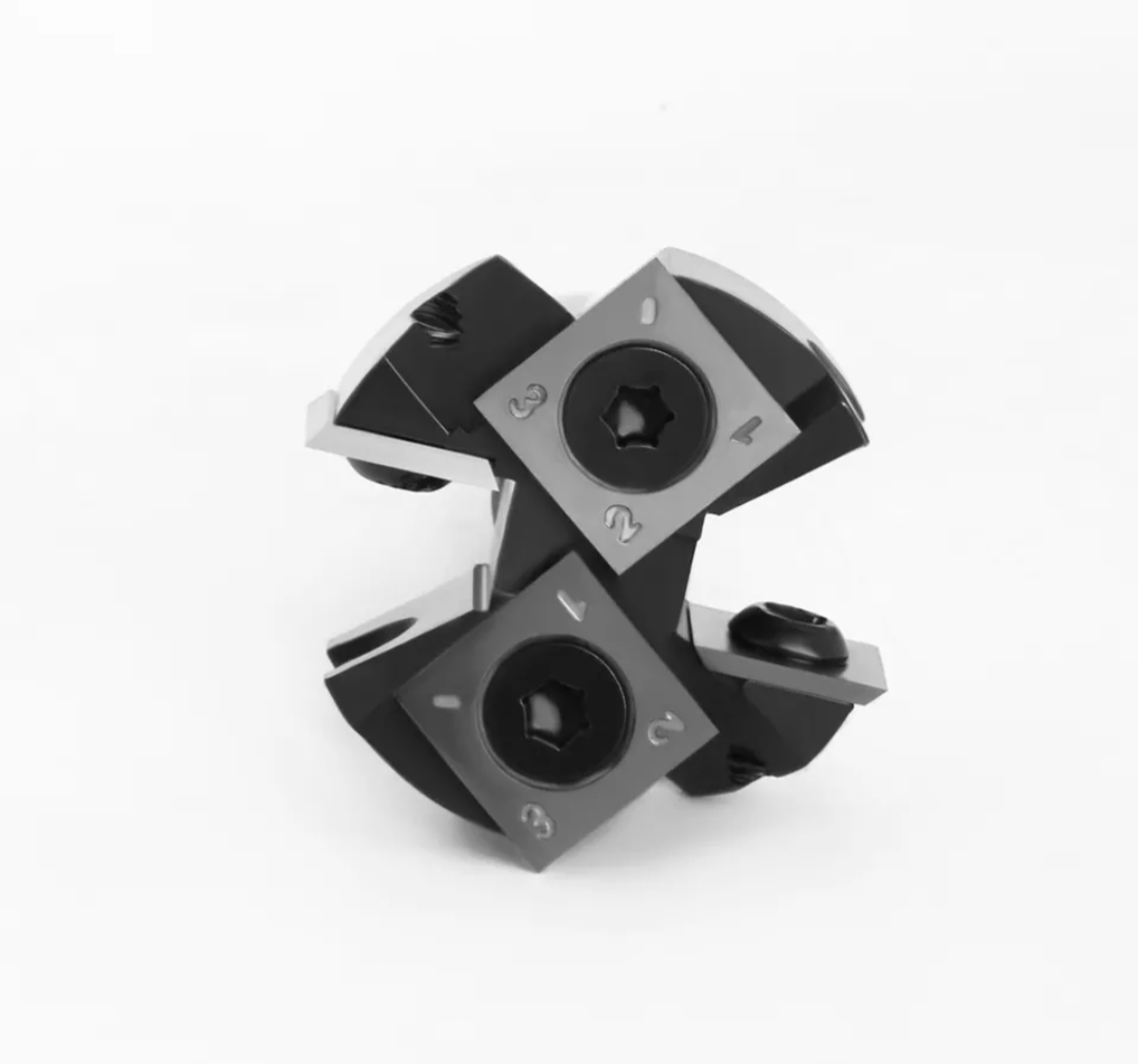 SIT TOOL SIT-RC2250 Insert Mini Surfacing & Rabbeting Flycutter 2+2 Flute Design 1-1/2" D, 1/2 Inch Shank Router Bit -ดอกเร้าเตอร์ปรับหน้าไม้ และบังใบ กว้าง 1-1/2นิ้ว แกน 1/2นิ้ว มีใบตัดคาร์ไบด์ชนิดเปลี่ยนได้ SIT TOOL รุ่น SIT-RC2250