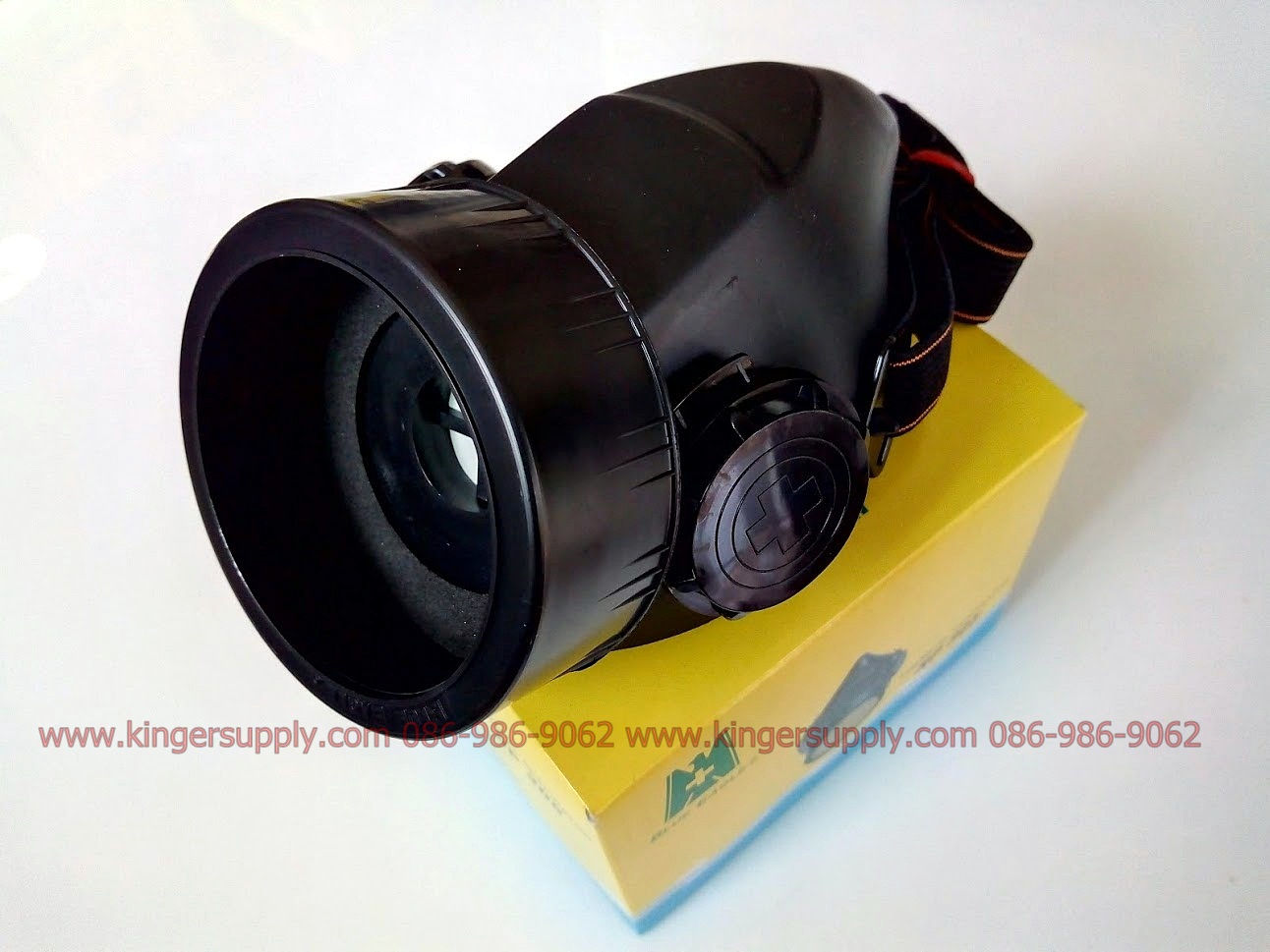 หน้ากากครึ่งหน้าท่อเดี่ยว รุ่น NP-305 BLUE EAGLE