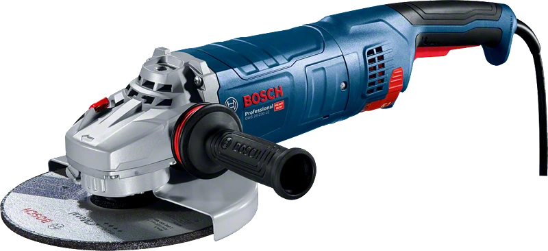 BOSCH GWS 24-180 JZ (Cyclon)- 7-inch/ 180mm Angle Grinder - ลูกหมูขนาด 7 นิ้ว/ 180มม เครื่องเจียรไฟฟ้าทรงพลัง 2,400 วัตต์พร้อมระบบป้องกันฝุ่น Cyclon รุ่น GWS 24-180 JZ (Cyclon) - 06018C23K0