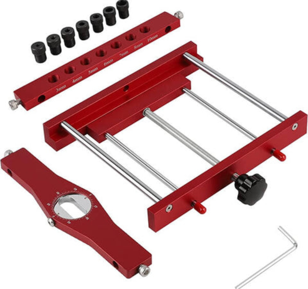 SIT TOOL MJDJ-001 2-in-1 Aluminum Loose Tenon Joinery and Doweling Jig - จิ๊กเจาะเดือยเหลี่ยมอลูมิเนียม แบบถอดได้ และจิ๊กเจาะรูเดือยกลมในตัวเดียวกัน
