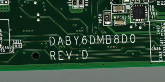 TOSHIBA L840D PSK9EL-002002 พาร์ท DABY6DMB8D0 REV D วงจร+ไบออส+บอร์ดวิว+รูปบอร์ดFHD