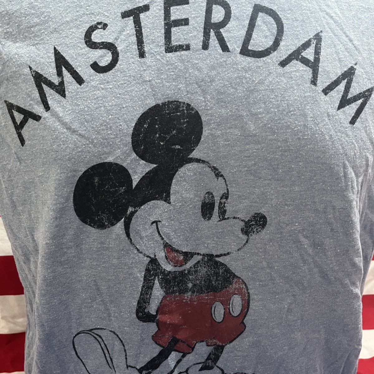 เสื้อยืดวินเทจมือสอง Vintage T-Shirt เสื้อยืดมิกกี้เมาส์ วินเทจ Mickey Mouse งานป้าย Disney