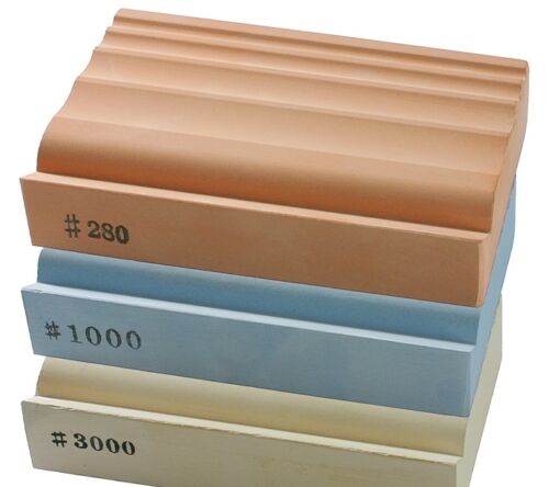 SUEHIRO: Multiform Stone, 280grit, 1000grit and 3000grit - หินลับคมเครื่องมือ และมีดแกะสลัก ความละเอียด. 280grit 1000grit และ 3000grit (สินค้าสั่งซื้อล่วงหน้า Pre-Order)