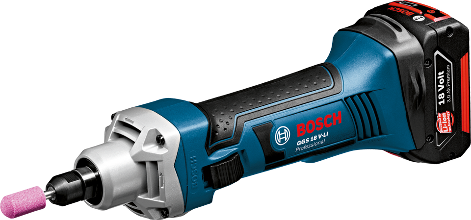 BOSCH GGS 18 V-LI (SOLO) เครื่องเจียรคอตรงไร้สาย BOSCH รุ่น GGS 18 V-LI ไม่มีแบตเตอรี่ และแท่นชาร์ท 06019B5300