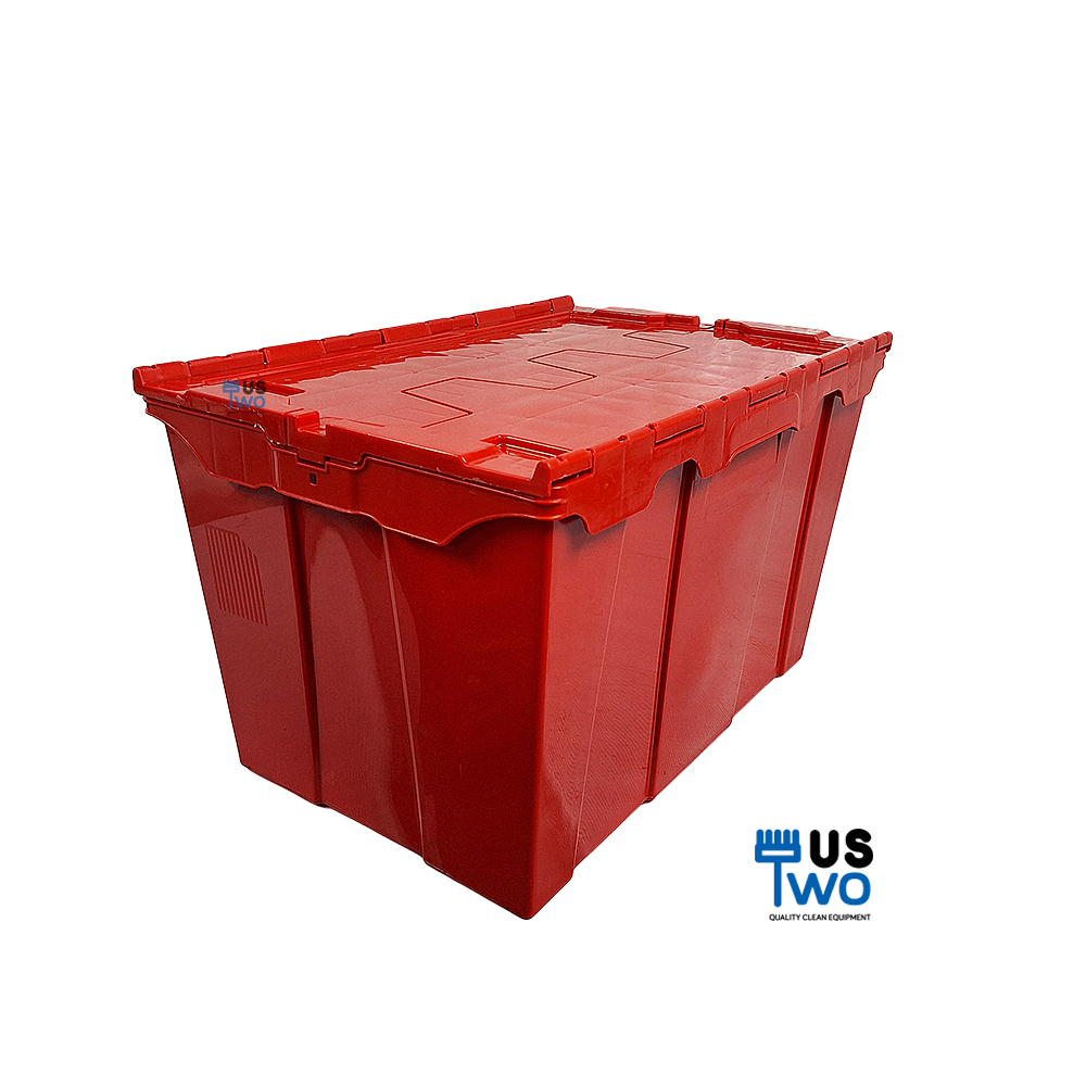 ลังพลาสติกทึบ ฝาพับคู่ 70 ลิตร