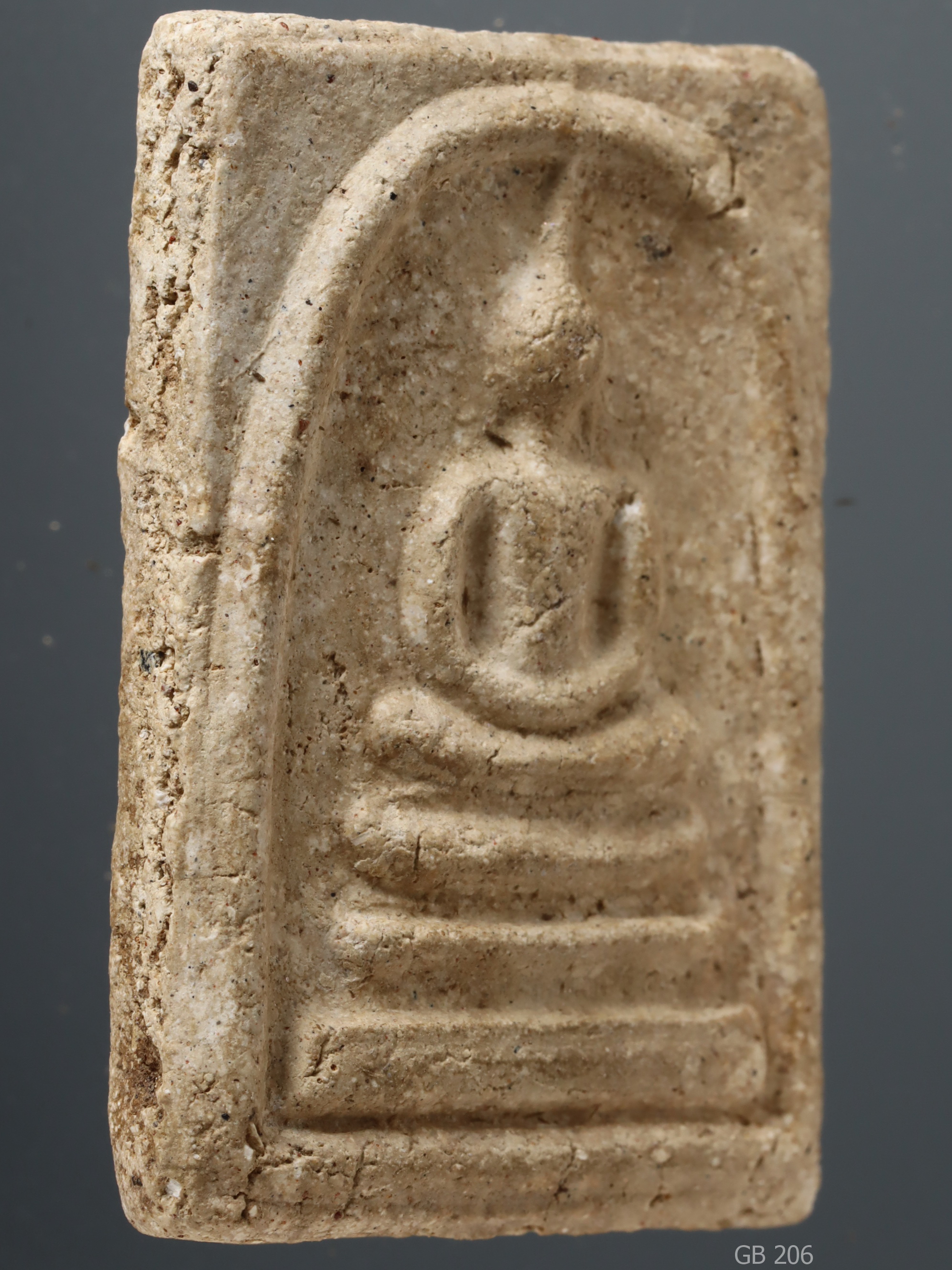 พระสมเด็จ พิมพ์ใหญ่ C อกกระบอก กรุวัดสะตือ GB 206