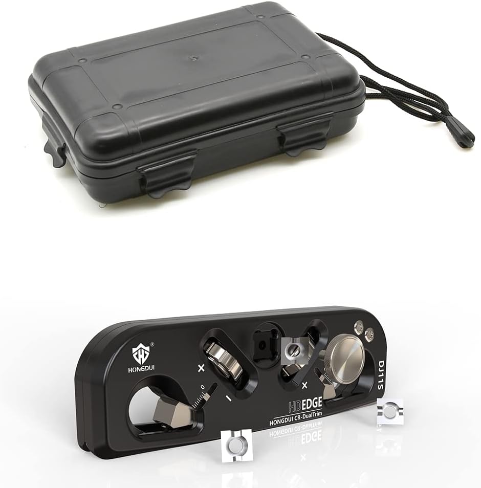 HONGDUI DJ11S - Chamfer Plane Edge Plane Corner Plane Quick Edge Trimmer Chamfering Tool with 3 Carbide Inserts for Woodworking- กบไสมุมพร้อมใบกบคาร์ไบด์ 3 ใบ Hongdui รุ่น DJ11S