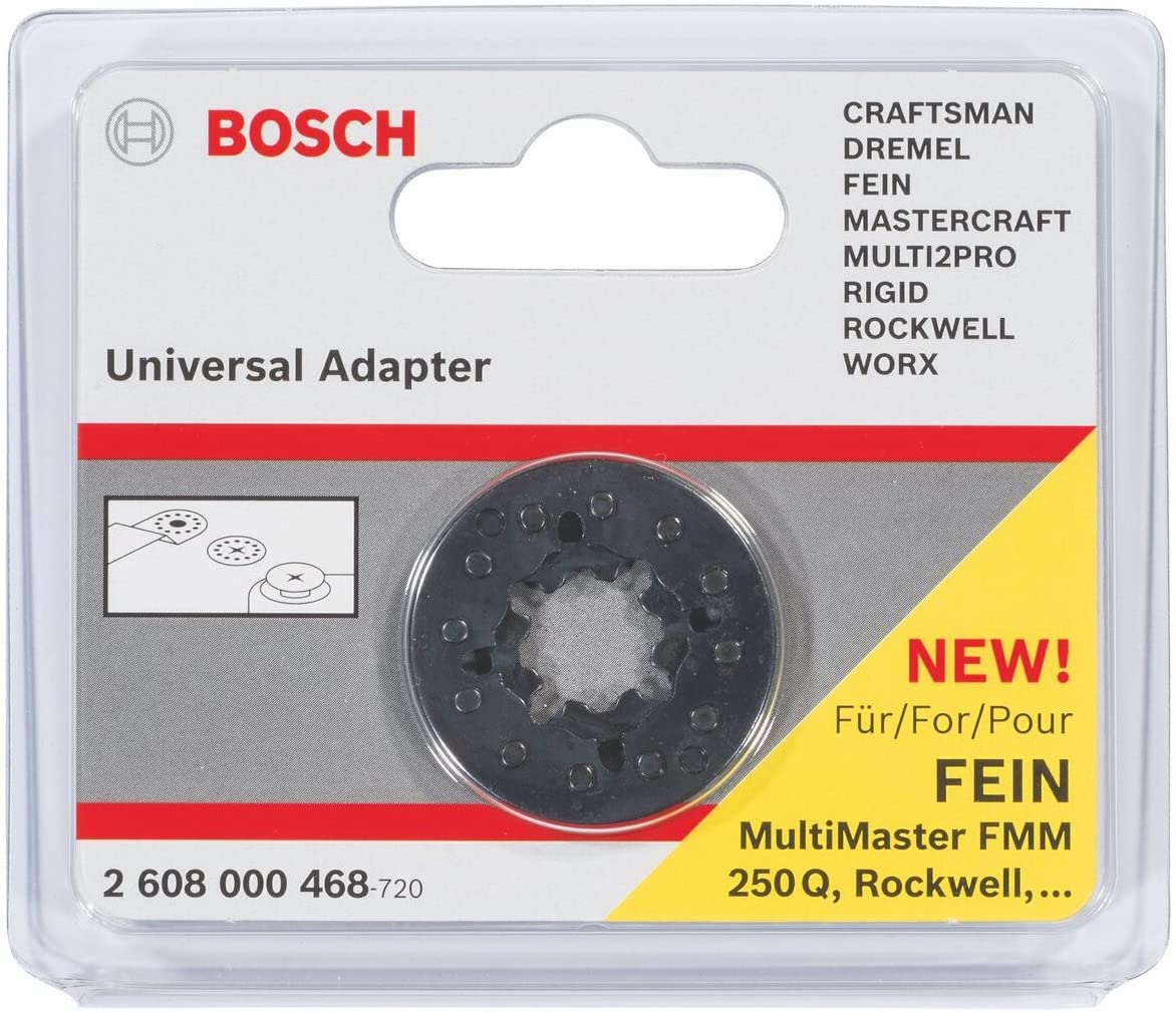 BOSCH 2608000468 Multi-cutter Universal Adapter- อุปกรณ์แปลงเครื่องมืออเนกประสงค์ ให้ใช้ร่วมกับอุปกรณ์ประกอบได้ทุกยี่ห้อ - 2608000468