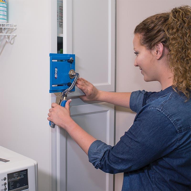 KREG KHI-PULL Cabinet Hardware Jig - จิ๊กสำหรับติดตั้งมือจับ ปุ่มดึง ลิ้นชัก ประตูตู้ - KHI-PULL