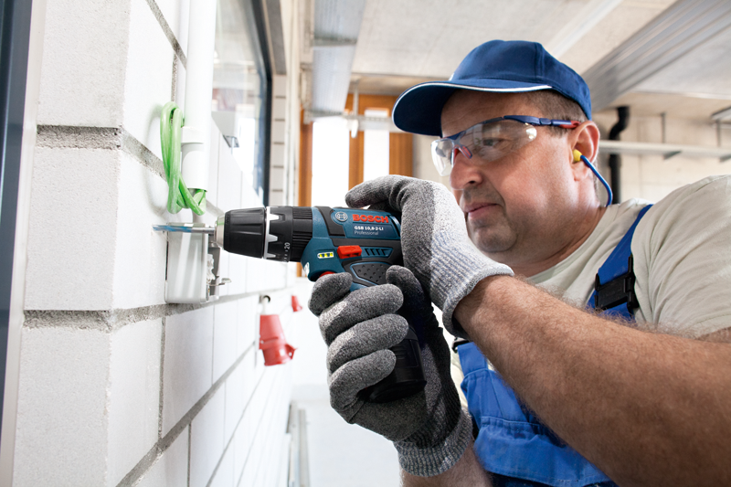 BOSCH GSB 12-2-LI สว่านกระแทกไร้สาย Li-Ion 12V (แบต 2.0Ah x 2 ก้อน)- 06019B69K4