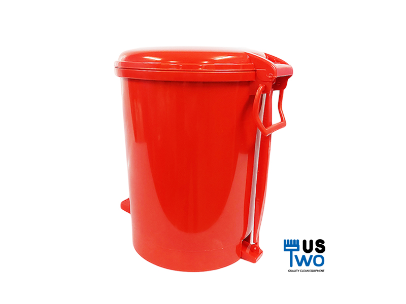 ถังขยะแบบเหยียบ ทรงกลมขนาด 35 ลิตร