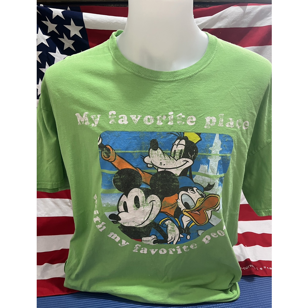 เสื้อยืดวินเทจมือสอง Vintage T-Shirt เสื้อยืดมิกกี้เมาส์ วินเทจ Mickey Mouse งานป้าย Disney