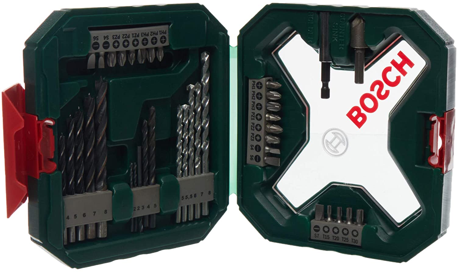 BOSCH 2607011432 38-Piece X-Line Drill and Screwdriver Set - ดอกสว่านและดอกไขควง 38 ชิ้น X-line - 2607011432