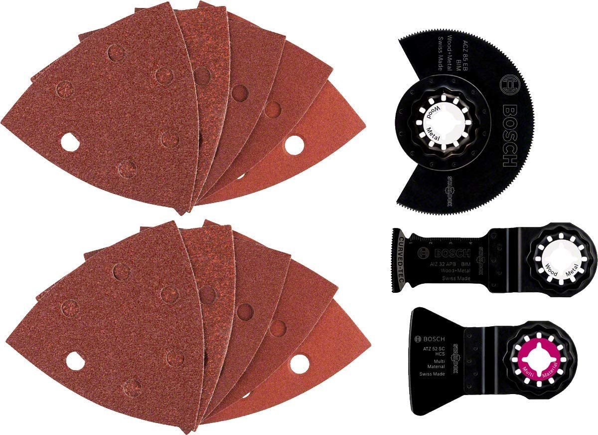 BOSCH 2608661694 GOP All in One Universal Set, Multicolor, 13Pcs- ชุด All-in-1 สำหรับงานไม้ ใช้กับเครื่องมืออเนกประสงค์ ได้ทุกยี่ห้อ - 2608661694