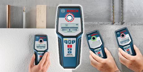BOSCH GMS 120 Metal Detector and Wall Scanner- เครื่องสแกนหาเหล็ก Bosch รุ่น GMS 120 - 0601081000