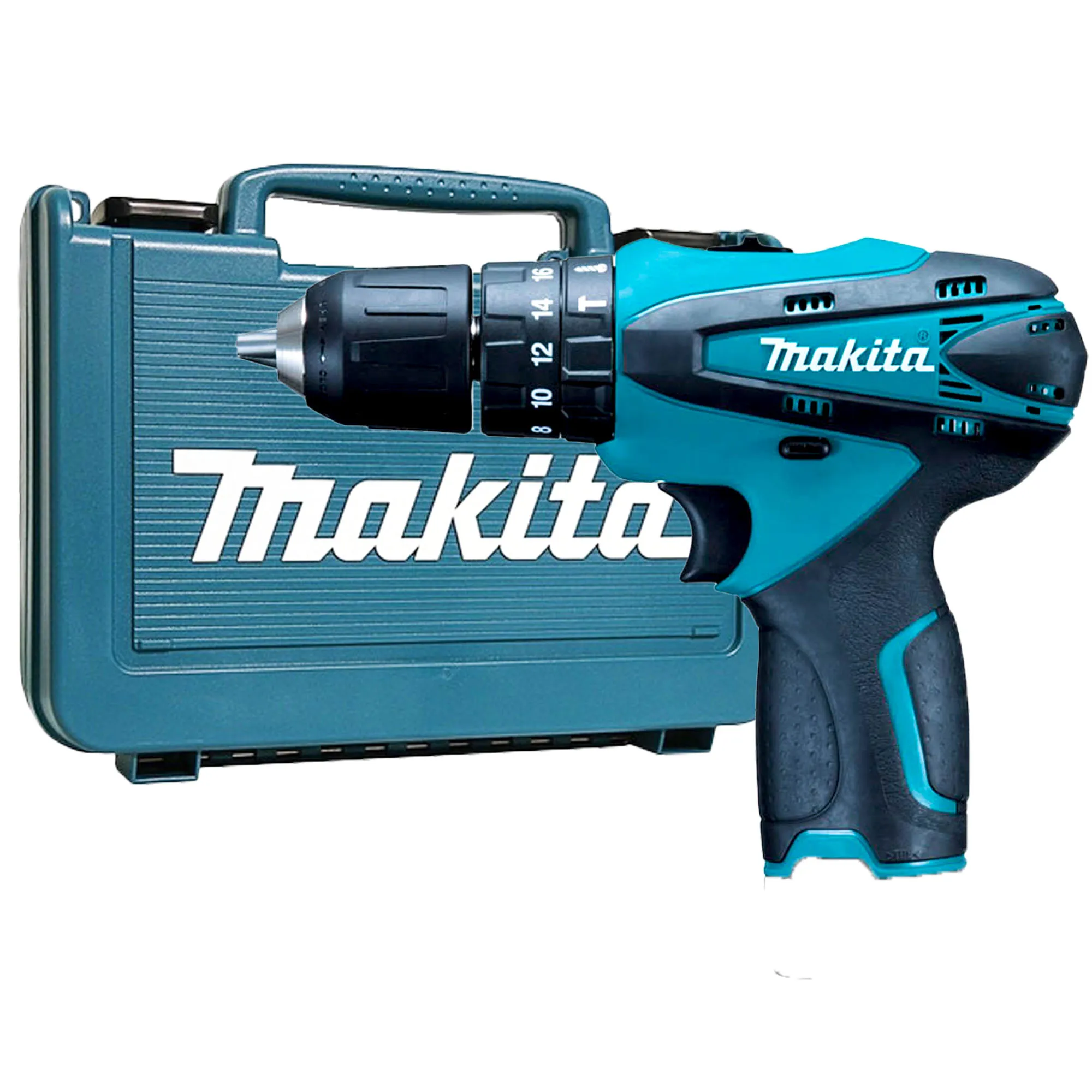 MAKITA HP330DZ – 10mm (3/8″) Cordless Hammer Driver Drill 10.8V (Tool only) without Battery and Charger - สว่านไขควงกระแทกไร้สาย 10.8V มากีต้า รุ่น HP330DZ เครื่องเปล่า ไม่มีแบตเตอรี่ ไม่มีแท่นชาร์จ